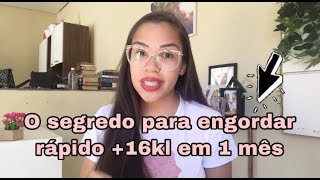 CARDÁPIO DIÁRIO PARA ENGORDAR RÁPIDO   6 DICAS PRÁTICAS PARA ENGORDAR RÁPIDO  CARDÁPIO BARATO [upl. by Kcirdla134]