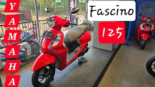 New Yamaha Fascino 125 ❤️ 2024 Detailed Review  Mileage  Price  Colors [upl. by Iuqcaj]