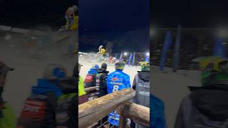 SNOCROSS SNOWMOBILE RACING in DEADWOOD BULLRING [upl. by Gascony]