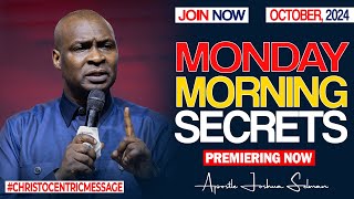 MONDAY SECRETS 28TH OCTOBER 2024  Apostle Joshua Selman Commanding Your Morning [upl. by Halilad]