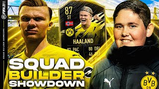 Fifa 21 Squad Builder Showdown Advent Calendar Day 4 SECOND INFORM HAALAND v AJ3 [upl. by Tarsus]