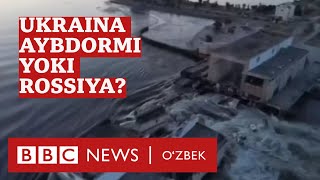 Янгиликлар Россия Украинадан қўрқдими  йирик тўғон портлади Rossiya Ukraina Yangiliklar BBC [upl. by Scrope]