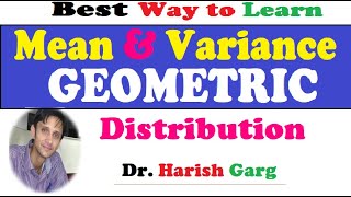 Mean and Variance of Geometric Distribution [upl. by Roban988]