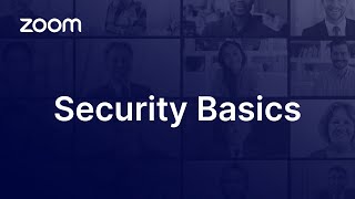 Zoom Security Basics [upl. by Eidurt469]