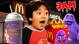 Don’t Order GRIMACE SHAKEEXE Happy Meal from McDonalds at 3AM [upl. by Yaker]