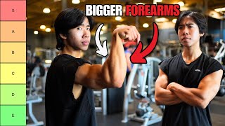 Ranking the 3 BEST Forearm Exercises for BIGGER Forearms ALL THREE MUSCLE GROUPS [upl. by Eleumas559]