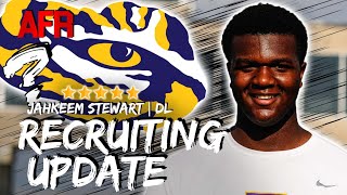 No 1 DT Staying In Louisiana  LSU Texas USC Oregon  LSU Tigers Football Recruiting News [upl. by Elaine]