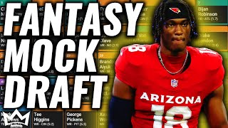 2024 Fantasy Football Mock Draft  10 Team  PPR Pick 5 [upl. by Bradlee]