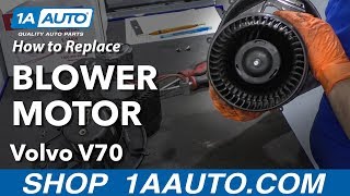 How to Replace Blower Motor 0107 Volvo V70 [upl. by Ailefo]