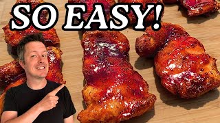 CANT FAIL Smoked Boneless Skinless CHICKEN THIGHS [upl. by Rebekah894]