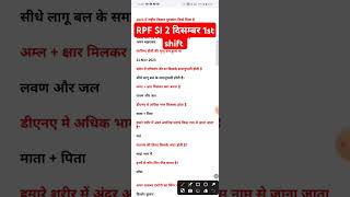 RPF SI Exam Analysis 2024  02 Dec 1st Shift Exam Review  RPF SI CBT01 PaperSolution [upl. by Ttevy]