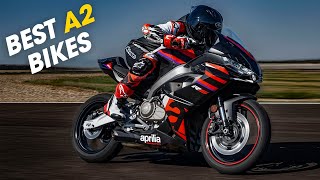 Top 5 A2 Motorcycles for 2024  First Big Bikes [upl. by Ennyletak175]