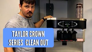 Taylor Crown Series Cleaning Lock Out Procedure [upl. by Atinhoj]