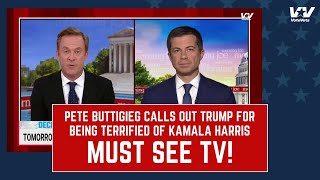 Pete Buttigieg Knows EXACTLY Why Trump Is Backing Out Of The Debates  Hes SCARED Of Kamala Harris [upl. by Silsby]