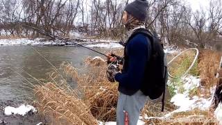 Steelhead and trout fishing Lake Ontario Sandy Creek [upl. by Alisia]