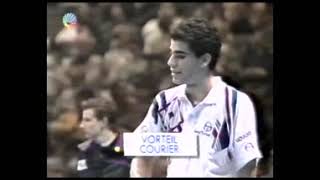 Masters 1991 F Sampras vs Courier 22 [upl. by Avevoneg]