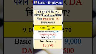 Minimum Basic Pension Increase from july 2024 da3 [upl. by Muhan757]