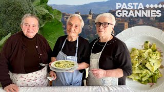 Three Sicilian grannies make taccuna pasta with cabbage  Pasta Grannies [upl. by Nwahsuq]