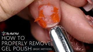 How to Properly Remove Gel Polish Basic Method [upl. by Yttiy]