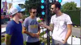 Interview Twenty One Pilots  Pukkelpop 2013 [upl. by Daniel]