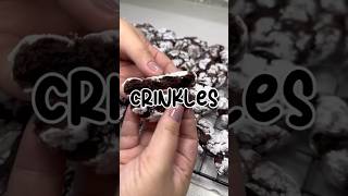 Crinkles crinkles cookies sweet fyp foryou chocolate foodie [upl. by Ylrad614]