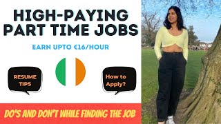 Highest Paid Part time Job In Ireland🇮🇪  How much International Student can earn livingalittle [upl. by Blackman]