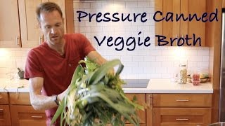 VEGGIE STOCK 😎 HOW TO MAKE AND PRESSURE CAN [upl. by Kashden]