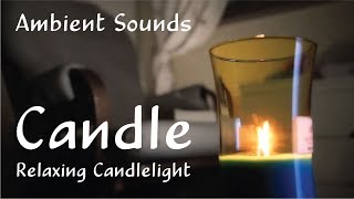 Relaxing Candle Sound  Ambient  woodwick crackle  1 HOUR [upl. by Noram432]