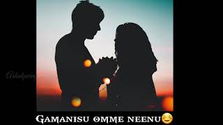 Whatsapp status videogamanisu omme neenubayasihe ninne naanu💏mungaru male 2 song😍 [upl. by Tik829]