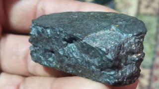 Black diamond carbonado meteorite stone picture [upl. by Bamberger]