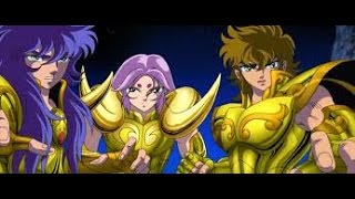 Caballeros Del Zodiaco Mu Aioria Y Milo Vs Radamanthys Saint Seiya [upl. by Noda]