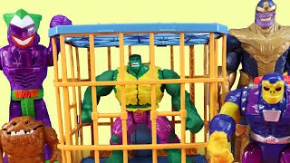 Hulk Smash Vs The Joker  Superhero Adventure With Batman [upl. by Ilamad739]