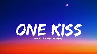 DUA LIPA X CALVIN HARRIS ONE KISS LYRICS FROM TREZORBOYZOFFICIAL [upl. by Dey960]