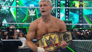 EN ESPAÑOL Roman Reigns vs Cody Rhodes – Campeonato Indiscutible de WWE WrestleMania 40 [upl. by Holt]