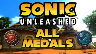 Sonic Unleashed  MAZURI SUN amp MOON MEDAL LOCATIONS [upl. by Astiram]