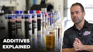 LIQUI MOLY Additives Explained  Engine Flush Injection Cleaner Cera Tec Valve Clean and More [upl. by Markiv]