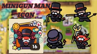 LUCKY DEFENSE  MINIGUN MAN ICON GUIDE [upl. by Neslund110]