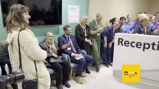 The official opening of Hexham Hospital Day Oncology Unit Hexham Northumberland 14102024 [upl. by Tsui]