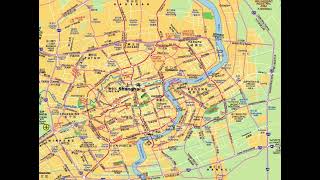 上海地图  map of Shanghai China [upl. by Nira208]