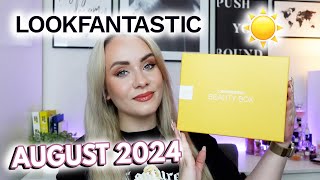 SNEAK PEEK LOOKFANTASTIC BEAUTY BOX AUGUST 2024 UNBOXING ☀️ MISS BOUX [upl. by Seraphina779]