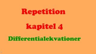 Repetition Ma5 Kapitel 4 [upl. by Kalam]