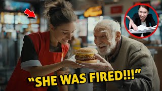 After Paying For A Burger For An Old Man The Mcdonalds Manager Fired Her 2 Hours Later [upl. by Jeddy]