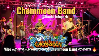 chemmeen band songs energy amp feel uff🔥🔥  kochi infopark  chemmeen band songs [upl. by Grevera480]