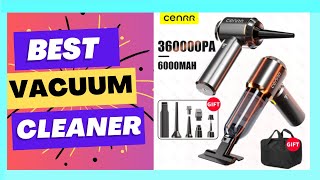 CENRR 360000PA Car Vacuum Cleaner Strong Suction Cordless Wireless Cleaner [upl. by Aicemak]