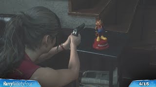 Resident Evil 2 Remake  All Mr Raccoons Locations Complete Vermin Extermination Trophy Guide [upl. by Cox]