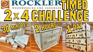 The Rockler TIMED 2x4 Challenge Is HERE [upl. by Aita219]