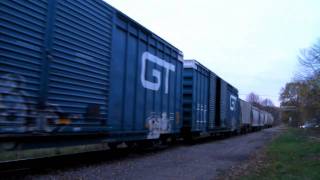 Huron amp Eastern Railroad  Bay City MI October 29 2010 [upl. by Hausmann]