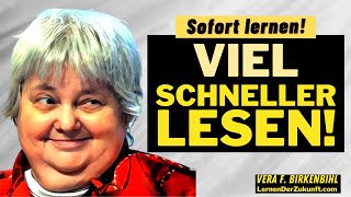 Vera F Birkenbihl  Schneller lesen lernen  Schnell lesen lernen  SpeedReading  schneller lernen [upl. by Zennas]