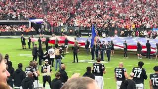 Raiders National Anthem  Mickey Thomas  October 28 2024 [upl. by Ayyidas782]