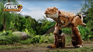 🦖 Best of Jurassic World featuring Fierce Changers 🦖  Mattel Action [upl. by Soirtimid]